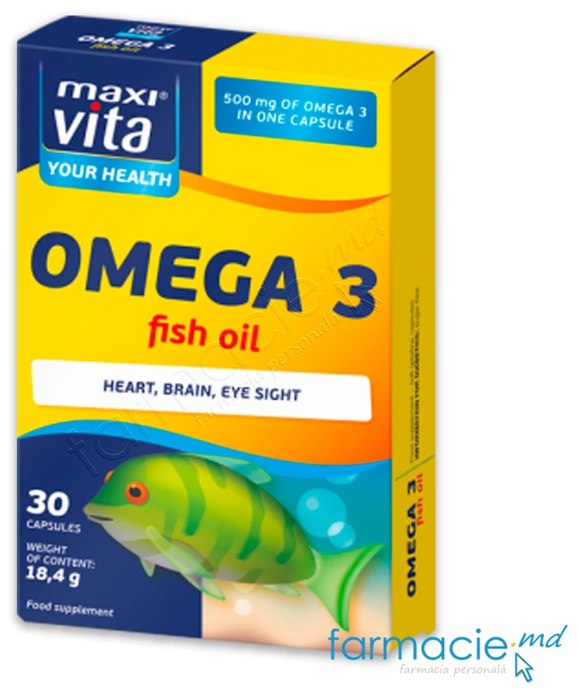 MaxiVita Omega 3 500 mg N30 caps