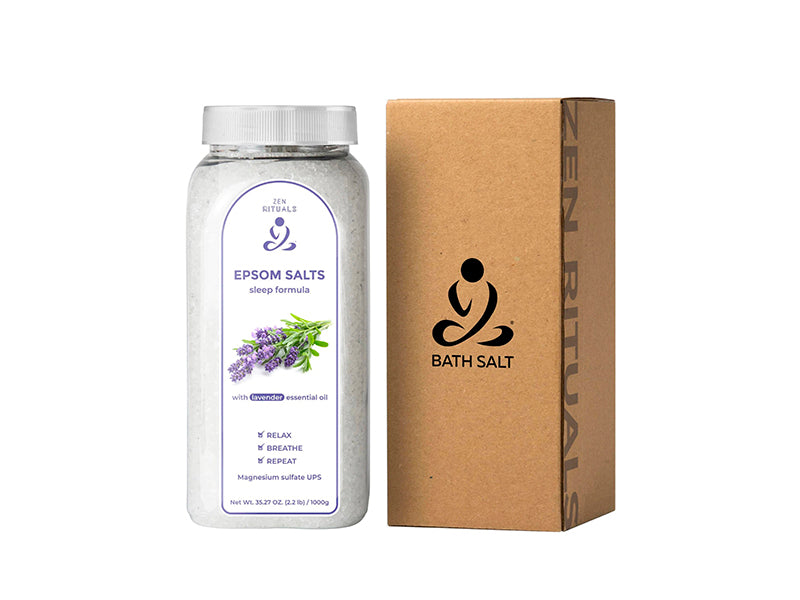 Zen Rituals Product Epsom Sare de baie Lavanda 950g 950 g