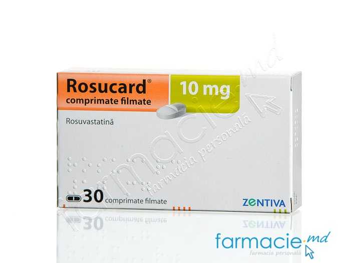 Rosucard 10 mg 10 mg comprimate filmate