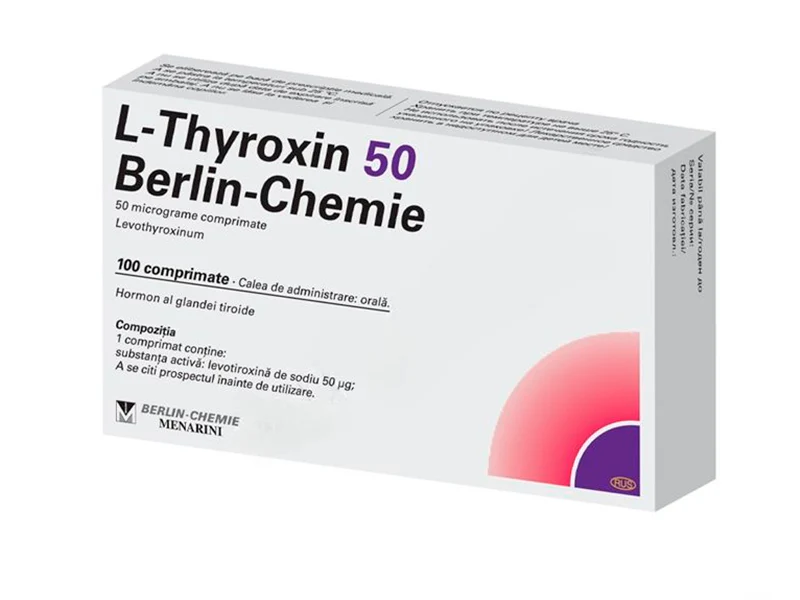L-Thyroxin 50 Berlin-Chemie 50 mcg comprimate