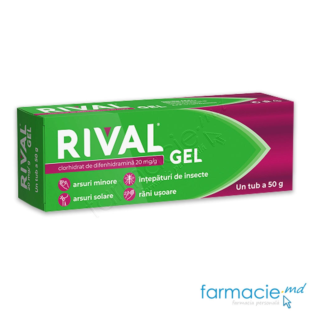 Rival 20 mg/g / 50 g gel
