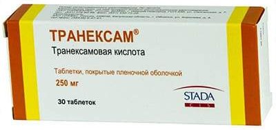 Tranexam 250 mg comprimate filmate