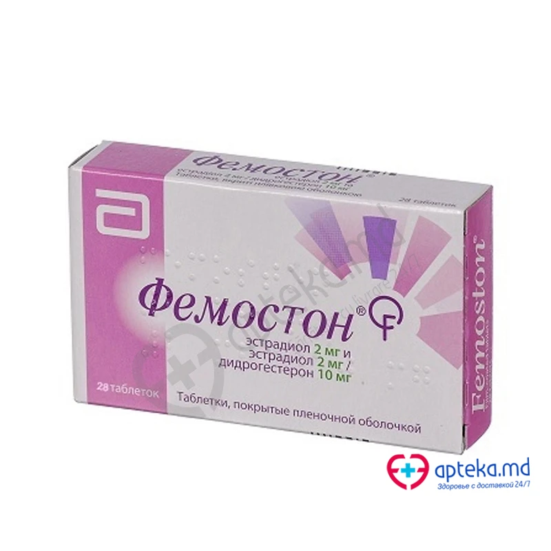 Femoston 2/10 2 mg; 2 mg/10 mg comprimate filmate