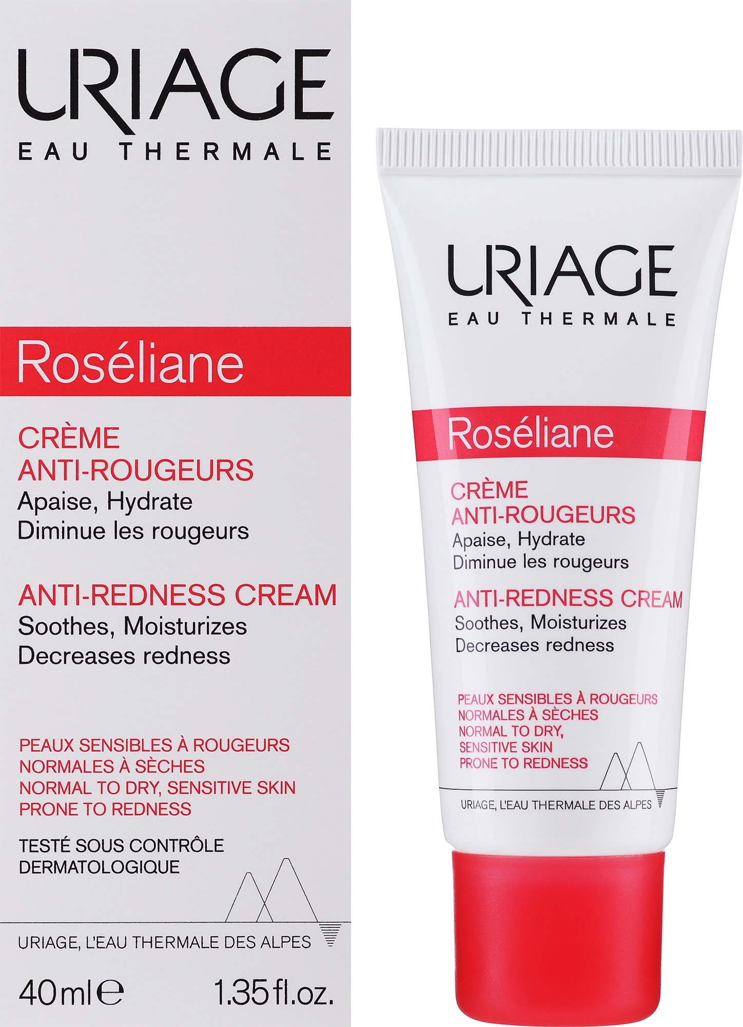 Uriage Roseliane Anti-roșeață pentru ten sensibil Cremă 40 ml