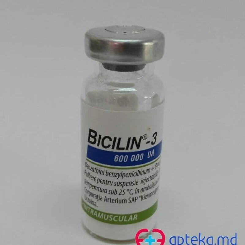 Bicilin-3 600000 UI pulbere/solvent susp. inj.