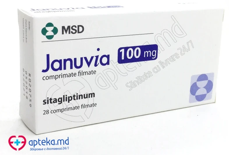 Januvia 100 mg comprimate filmate