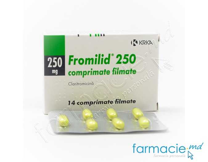 Fromilid 250 250 mg comprimate filmate