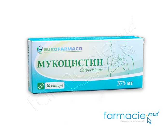 MUCOCISTIN 375 mg capsule