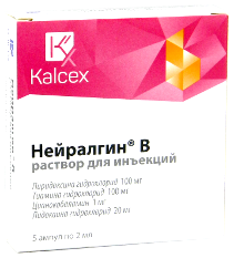 Neiralgin B 2 ml soluţie injectabilă