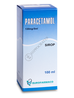 Paracetamol pentru copii 120 mg/5 ml / 100 ml sirop