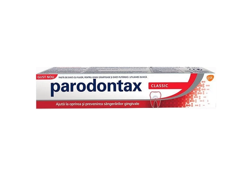 Pasta de dinti fara fluor Parodontax Classic, 75 ml