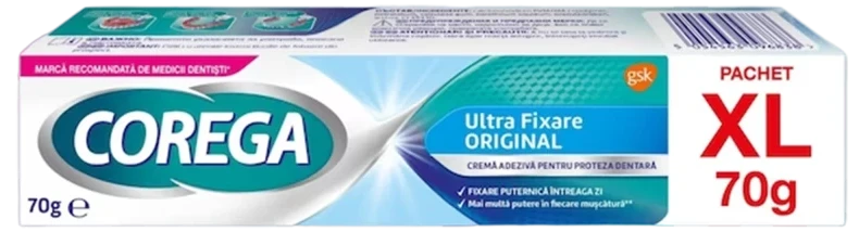 Corega Extra Strong (Ultra Fixare) крем для протезов 70 г