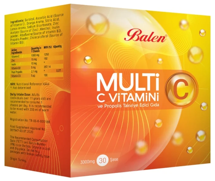 Balen Vit. D3 + Vit.C 30 plic