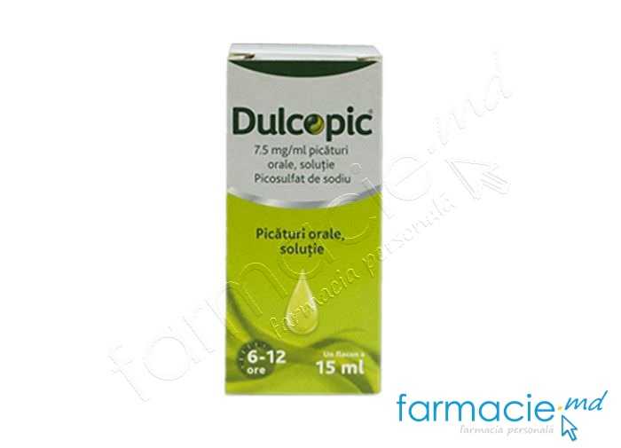 Dulcopic 7,5 mg/ml / 15 ml picături orale, soluţie