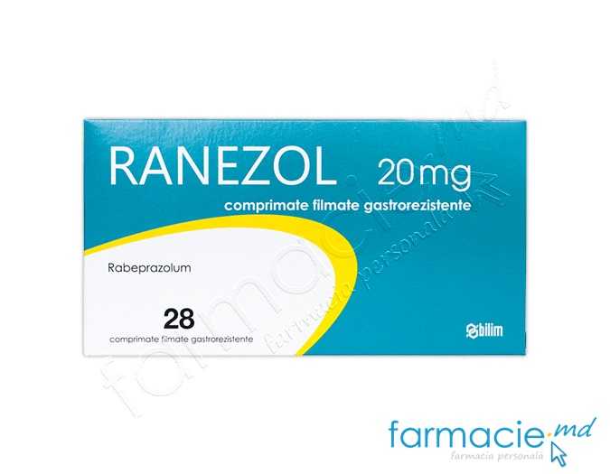 Ranezol 20 mg comprimate gastrorezistente