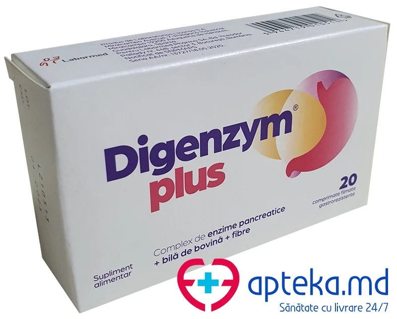 Digenzym Plus fara zahar draj. N20