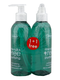 Ziaja Manuka Tree Gel de curatare + lotiune tonica gel + 200 Tonic 1 comp