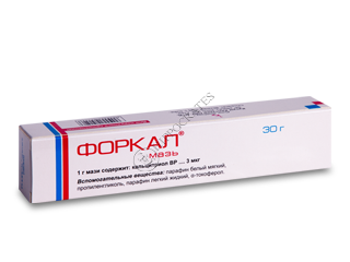 Phorcal 3 mcg/g / 30 g unguent
