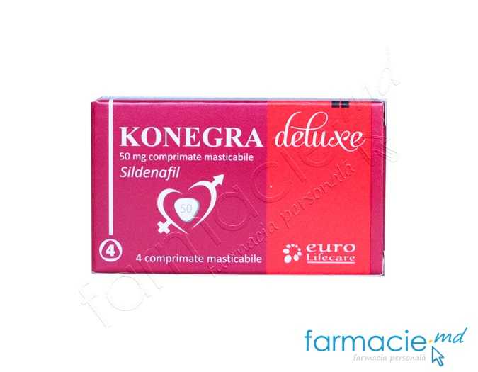 Konegra deluxe 50 mg comprimate masticabile