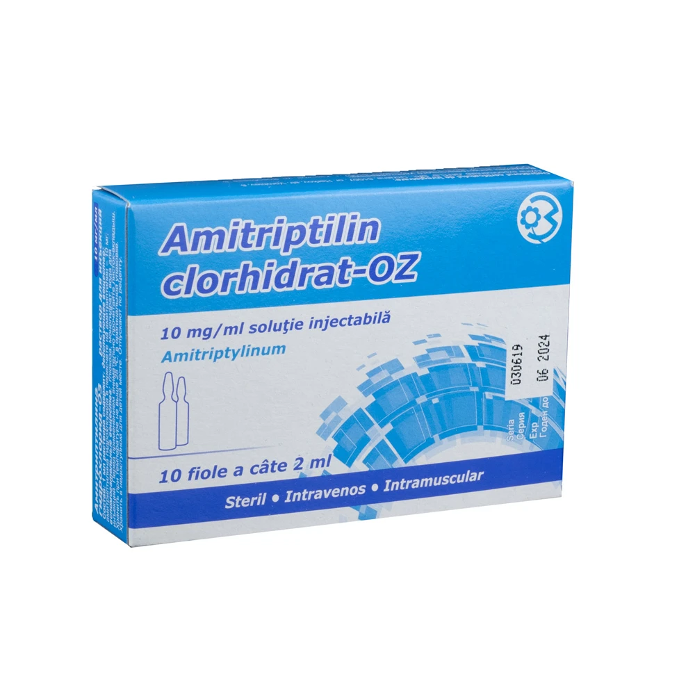 Amitriptilin clorhidrat-OZ 10 mg/ml / 2 ml soluţie injectabilă