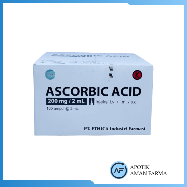 Acid ascorbic-Darniţa 100 mg/ml / 2 ml soluţie injectabilă