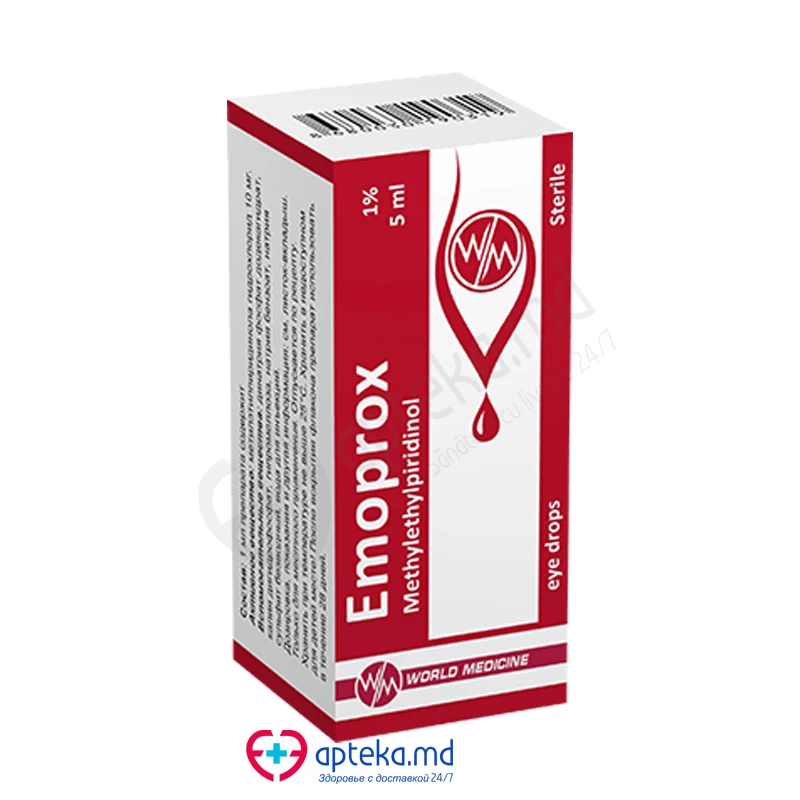 Emoprox 10 mg/ml picături oftalmice, soluţie