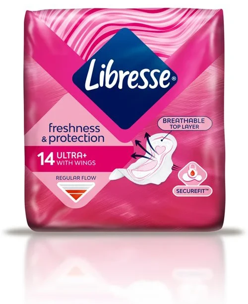 Absorbante Libresse Freshness & Protection Ultra, 14 buc.