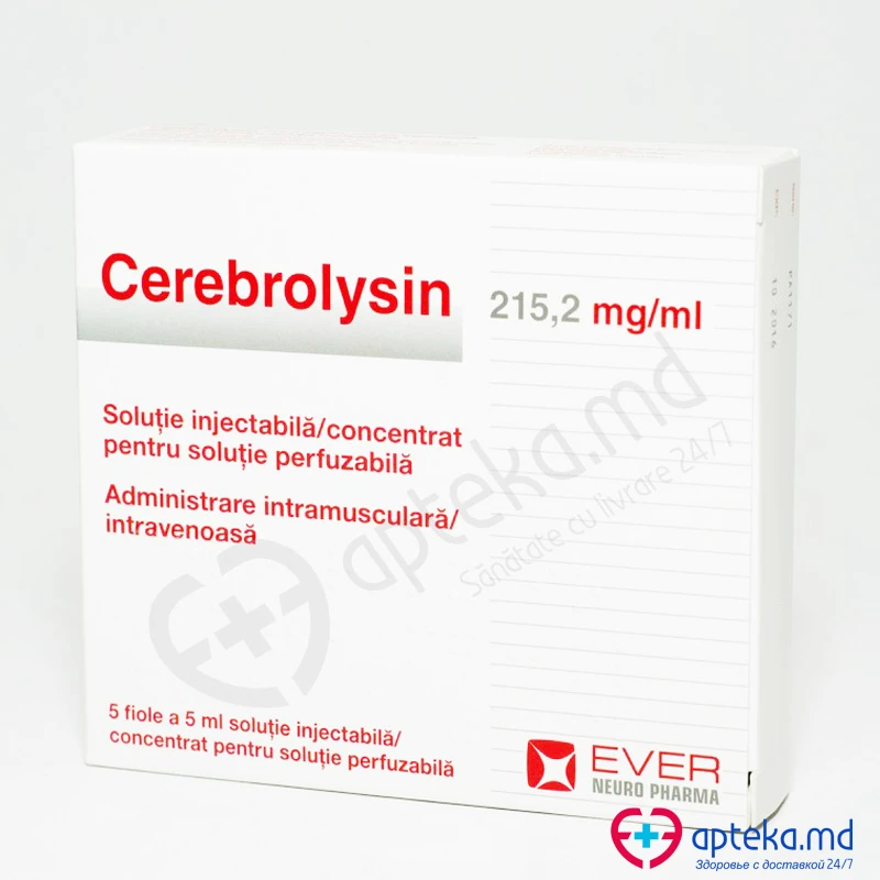 Cerebrolysin 215,2 mg/ml / 5 ml soluţie injectabilă / concentrat pentru soluţie perfuzabilă
