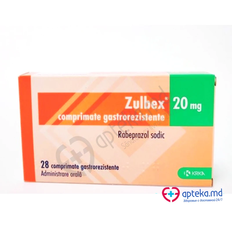 Zulbex 20 mg comprimate gastrorezistente