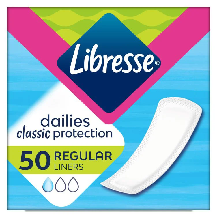 Absorbante Libresse Dailies Classic Protection Regular, 50 buc.