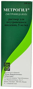 Metrogyl 5 mg/ml / 100 ml soluţie perfuzabilă