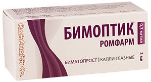 Bimoptic Plus Rompharm 0,3 mg/5 mg/ml / 3 ml picături oftalmice, soluţie