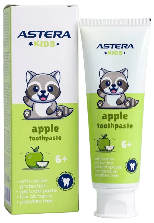 Astera Kids Green Apple 6+ pastă de dinți