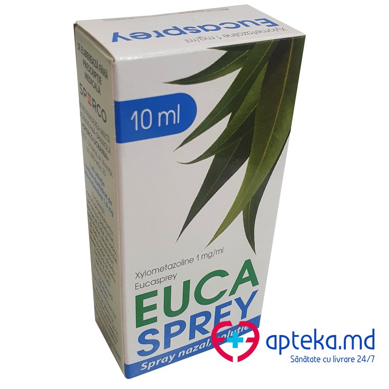 Eucasprey 1 mg/ml / 10 ml spray nazal, soluţie