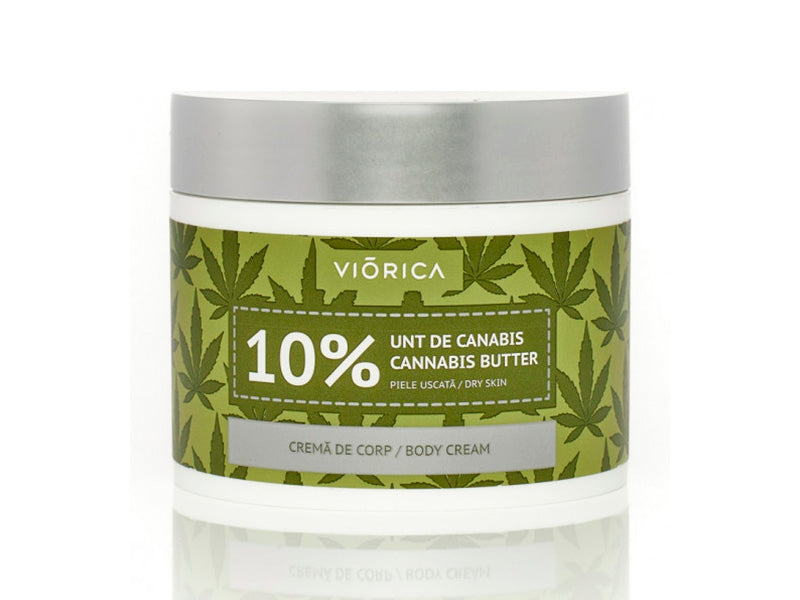 Viorica-Cosmetic Viorica p/corp 10% Unt de Canabis 200 ml Cremă 200 ml