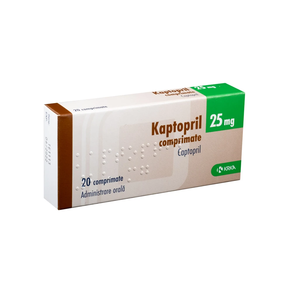 Captopril 25 mg comprimate