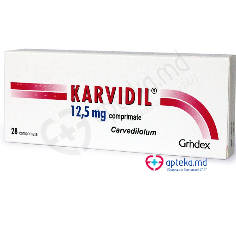 Karvidil 12,5 mg comprimate