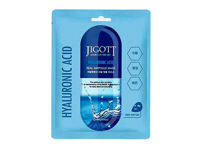 SLAVA AGENCY ICE Jigott hyaluronic acid real ampoule 27ml Mască 27 ml
