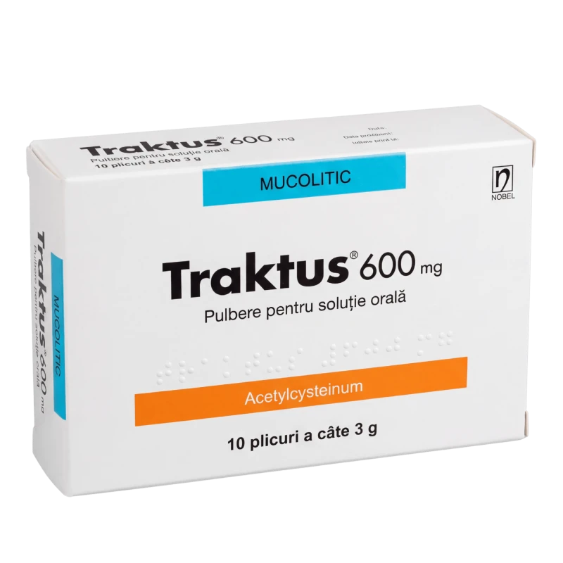 Traktus 600 mg pulbere pentru soluţie orală