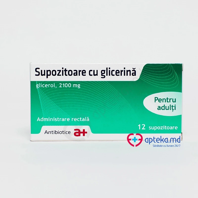 Supozitoare cu glicerina pentru adulti, 2100 mg 2100 mg supozitoare
