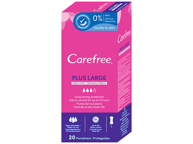 Carefree Large Plus Fresh 20 шт.