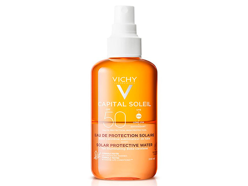 Vichy Capital Soleil Apa de protectie solara Bronzanta SPF 50 200 ml