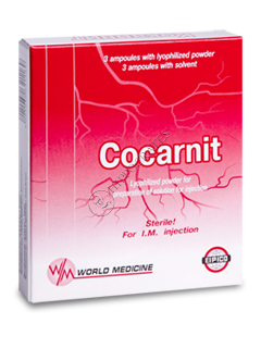 Cocarnit 2 ml pulbere şi solvent pentru soluţie injectabilă