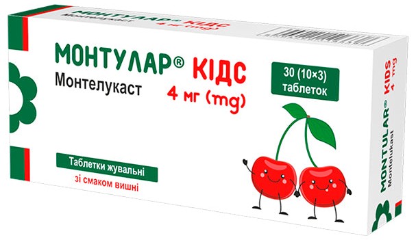 Montular Kids 4 mg comprimate masticabile
