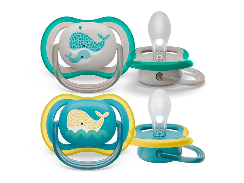 Philips Avent Ultra Air Suzete din silicon 18m+ 2 buc SCF349/24 new