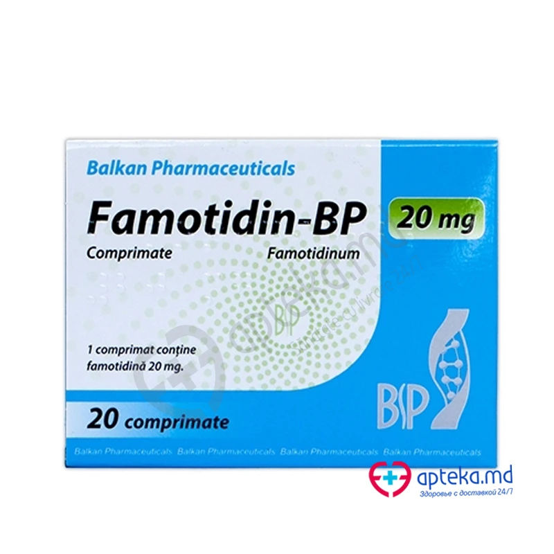 Famotidin-BP 20 mg comprimate