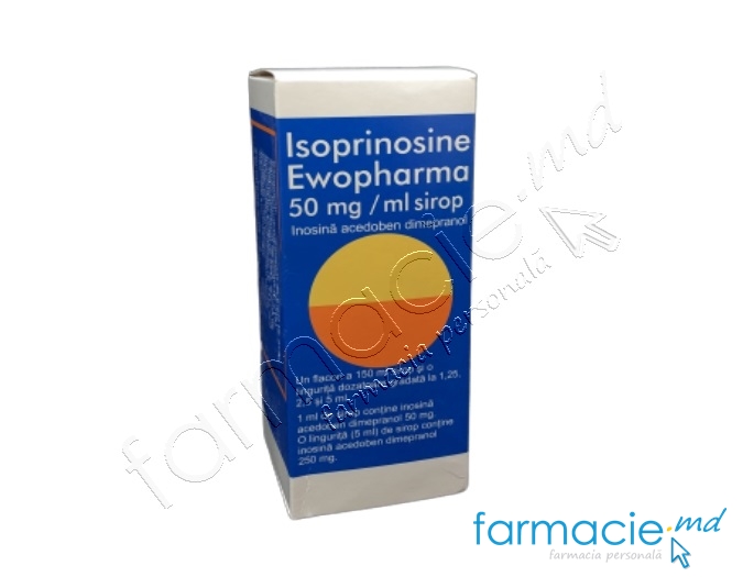 Isoprinosine Ewopharma 50 mg/ml sirop 50 mg/ml / 150 ml sirop