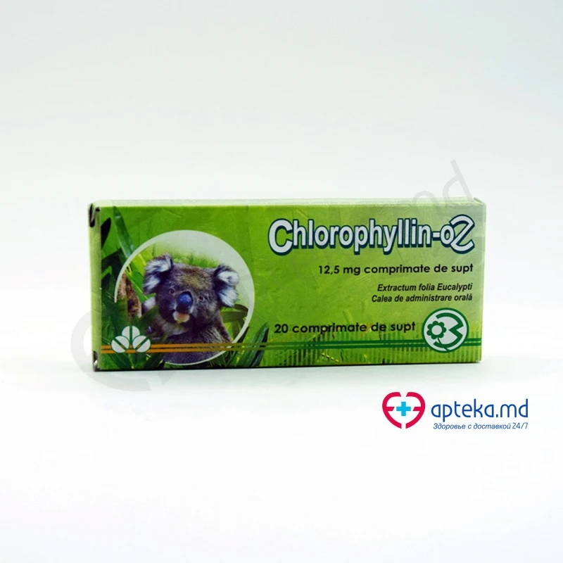 Chlorophyllin-OZ 12,5 mg comprimate de supt