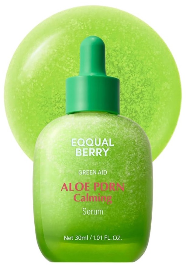 Ser calmant și reparator EQQUALBERRY ALOE PDRN CALMING SERUM 30ml