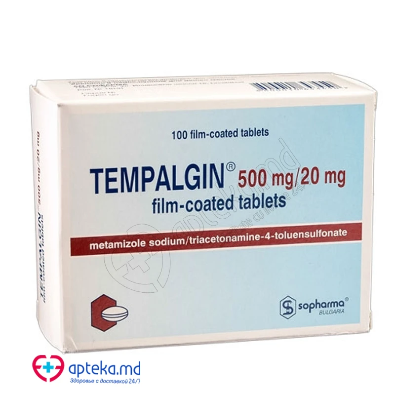Tempalgin 500 mg/20 mg comprimate filmate